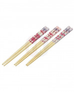Hello Kitty Bamboo Chopsticks Set Hello Kitty